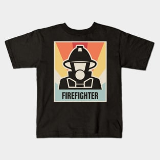 Vintage Firefighter Kids T-Shirt